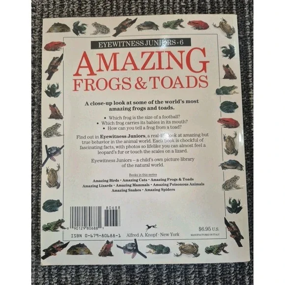 Amazing Frogs and Toads by Barry Clarke and Dorling Kindersley Publishing Staff - Picture 2 of 4